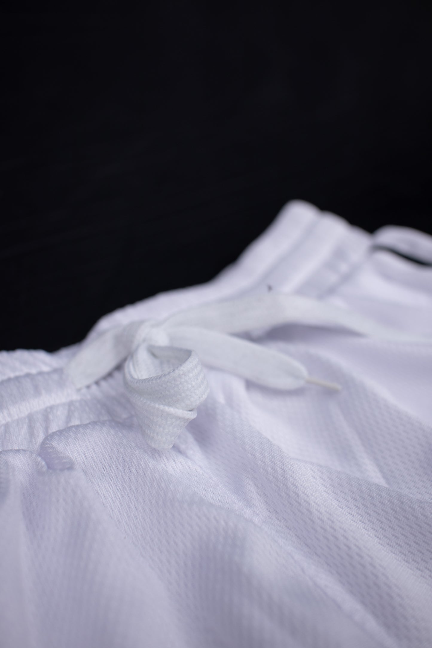 White Mesh Shorts