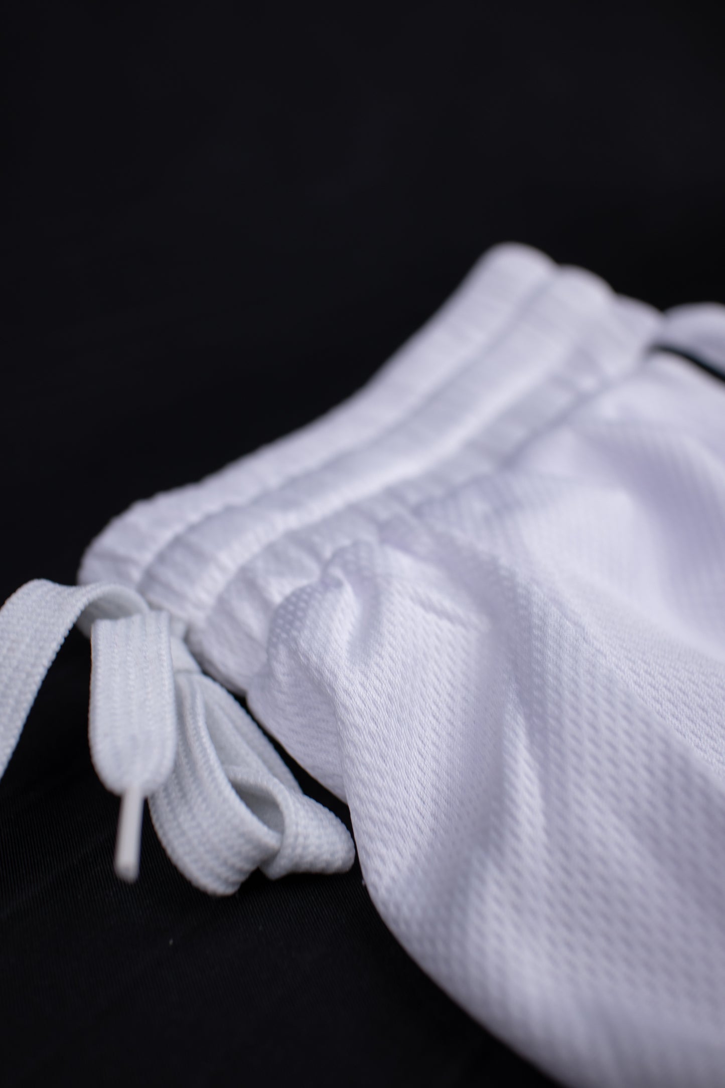 White Mesh Shorts