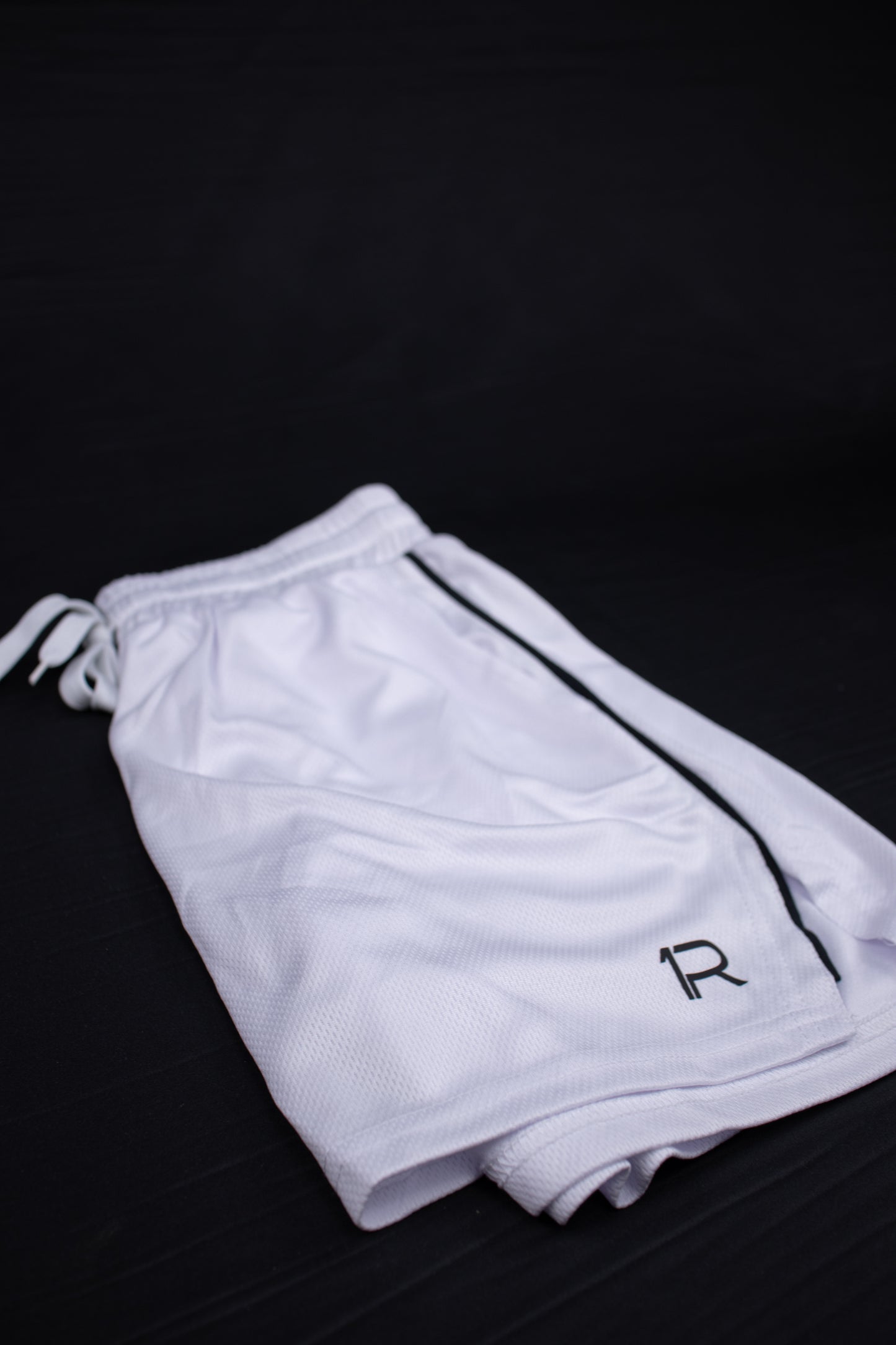 White Mesh Shorts