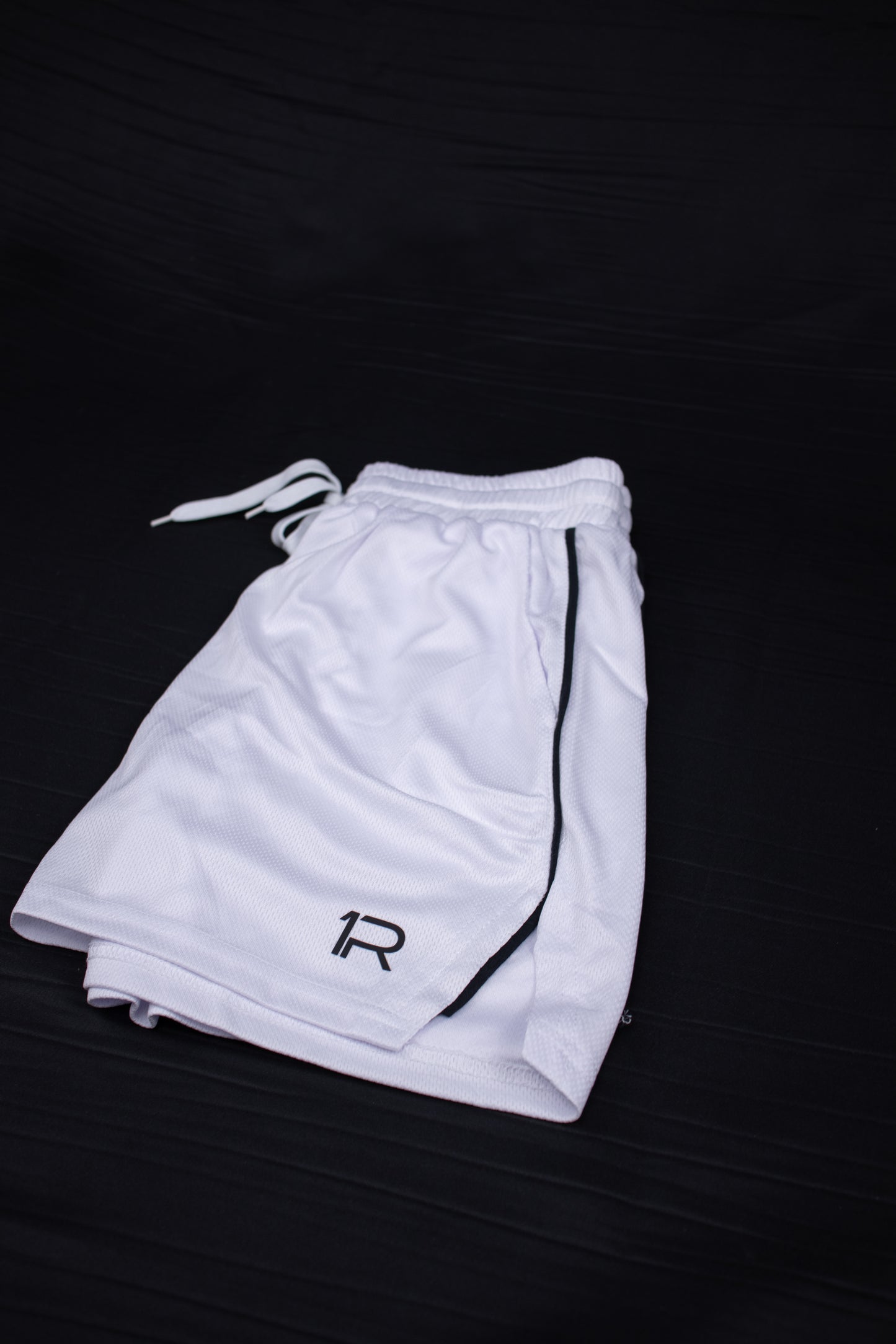 White Mesh Shorts
