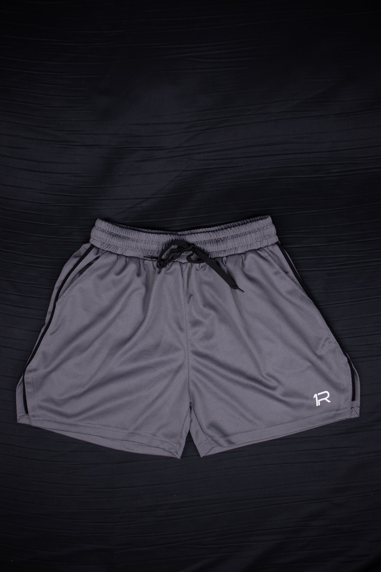 Grey Mesh Shorts