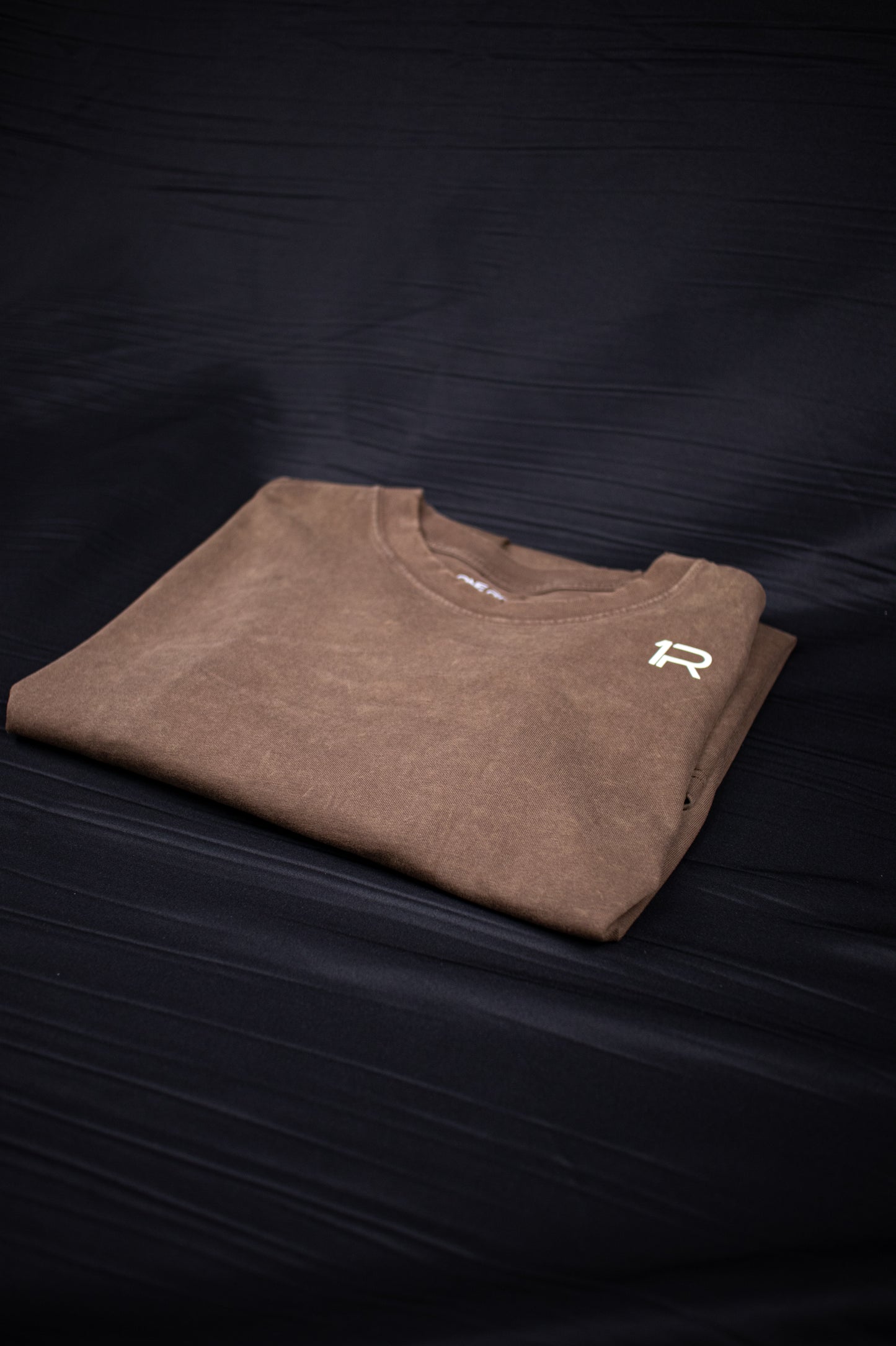 Brown Washed Oversized Tee
