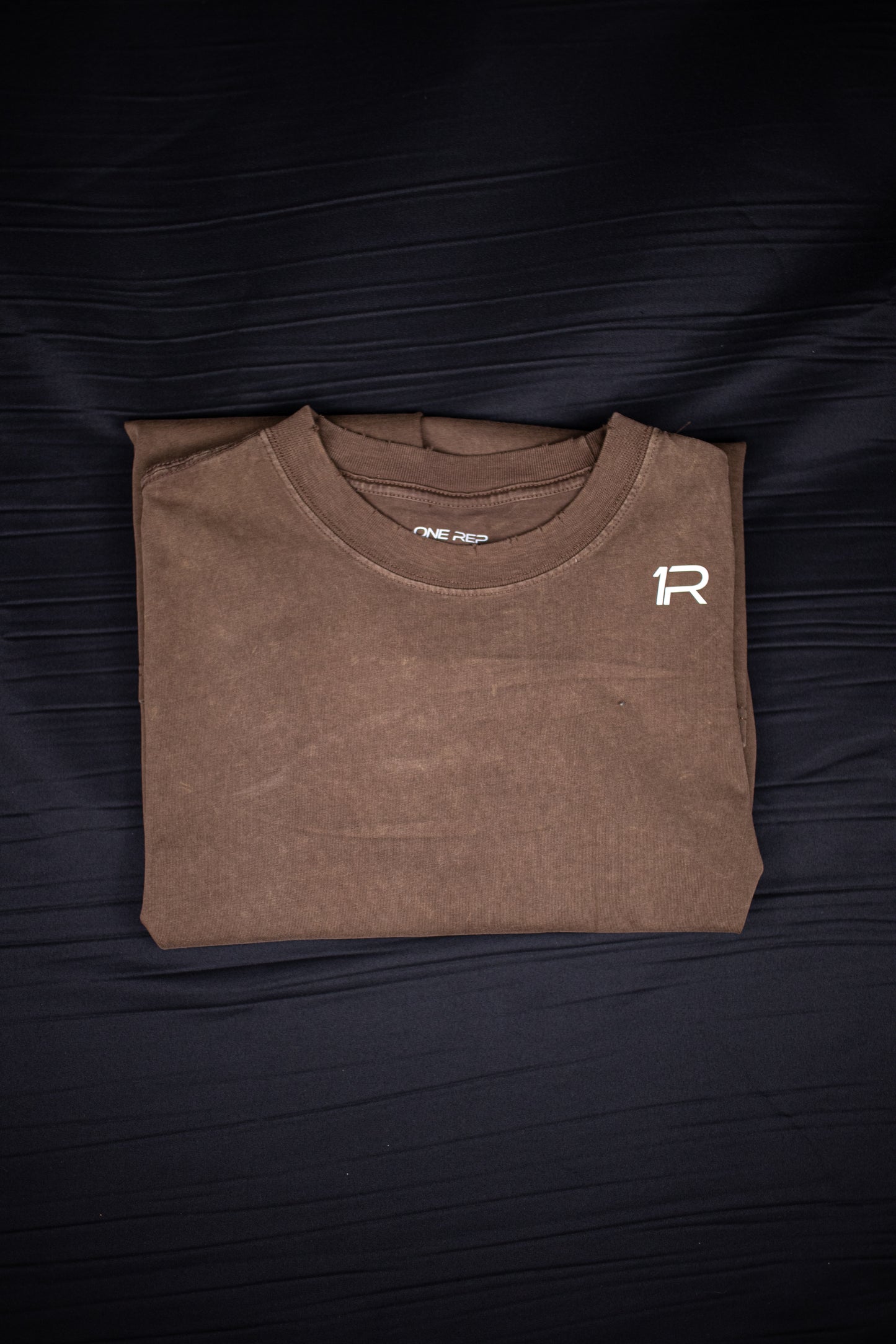 Brown Washed Oversized Tee