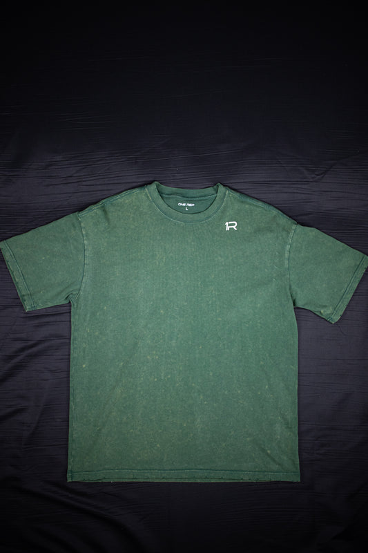 Green Washed Oversized Tee