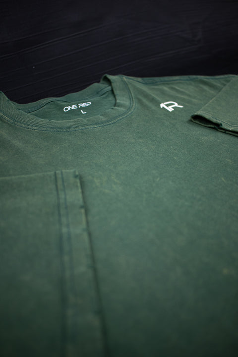 Green Vintage Oversized Tee