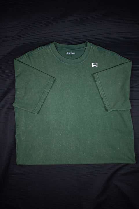 Green Vintage Oversized Tee