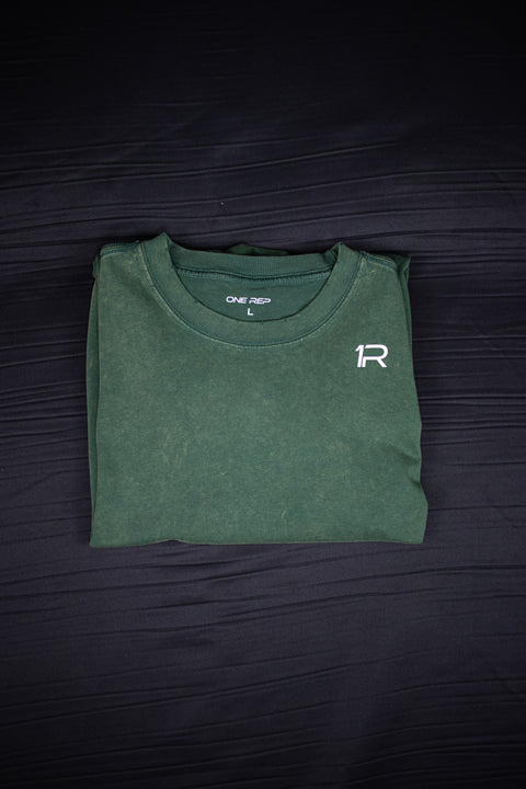 Green Vintage Oversized Tee