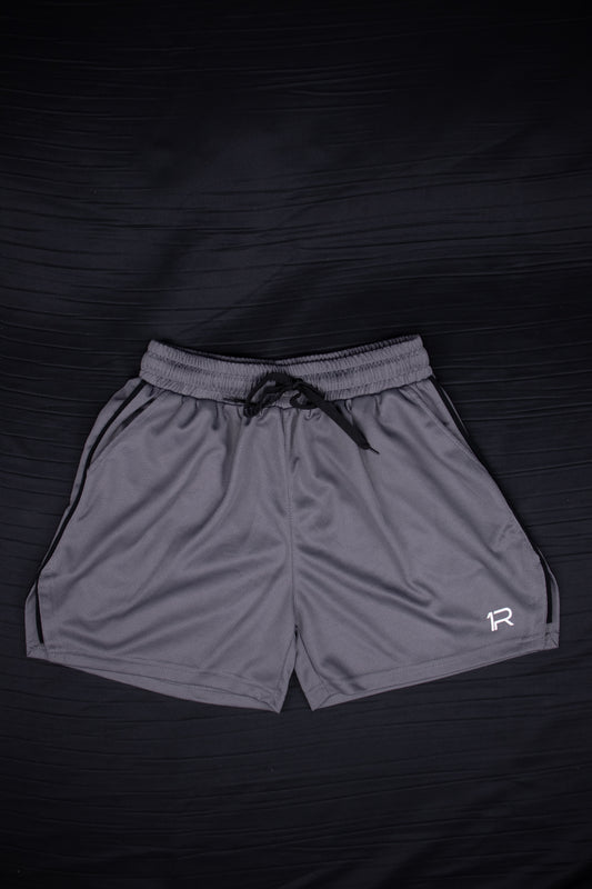 Grey Mesh Shorts
