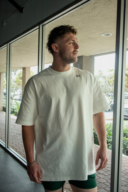 White Oversized Tee